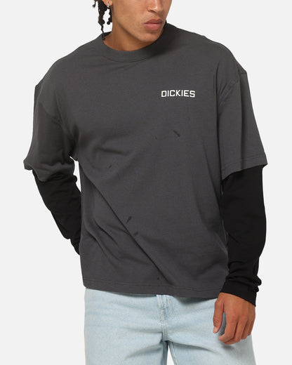 Dickies Payson 2Fer Long Sleeve T-Shirt Black