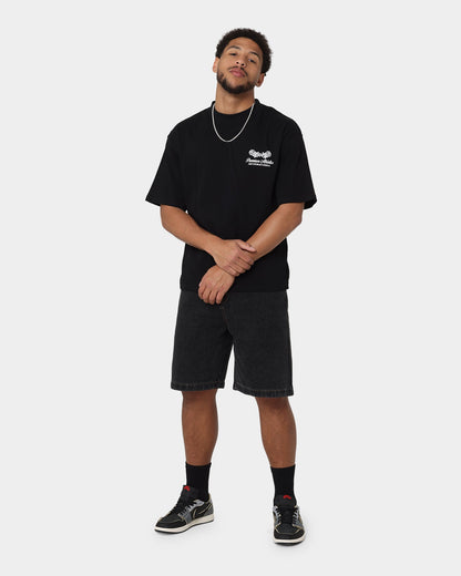 X-Large Bull Denim 91 Shorts Washed Black