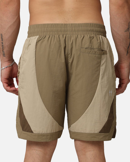 Saint Morta Holy Grail Nylon Shorts Brown