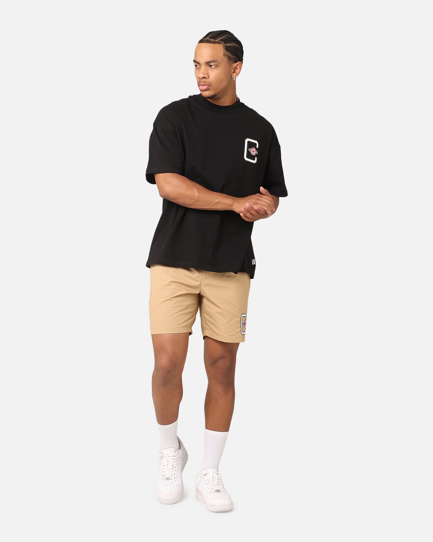 Carre Rose Beach Shorts Stone