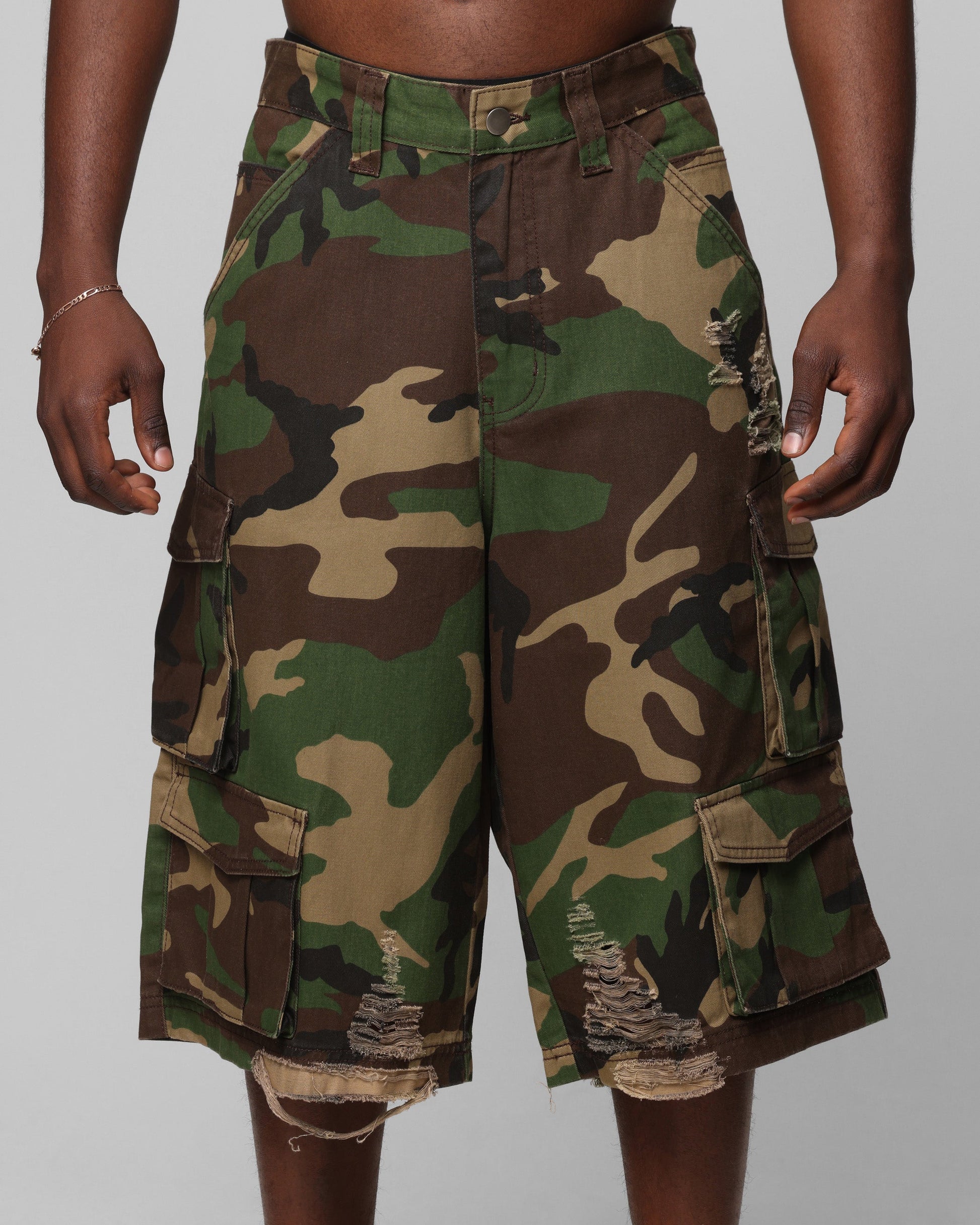 Loiter Collateral Cargo Shorts Camo
