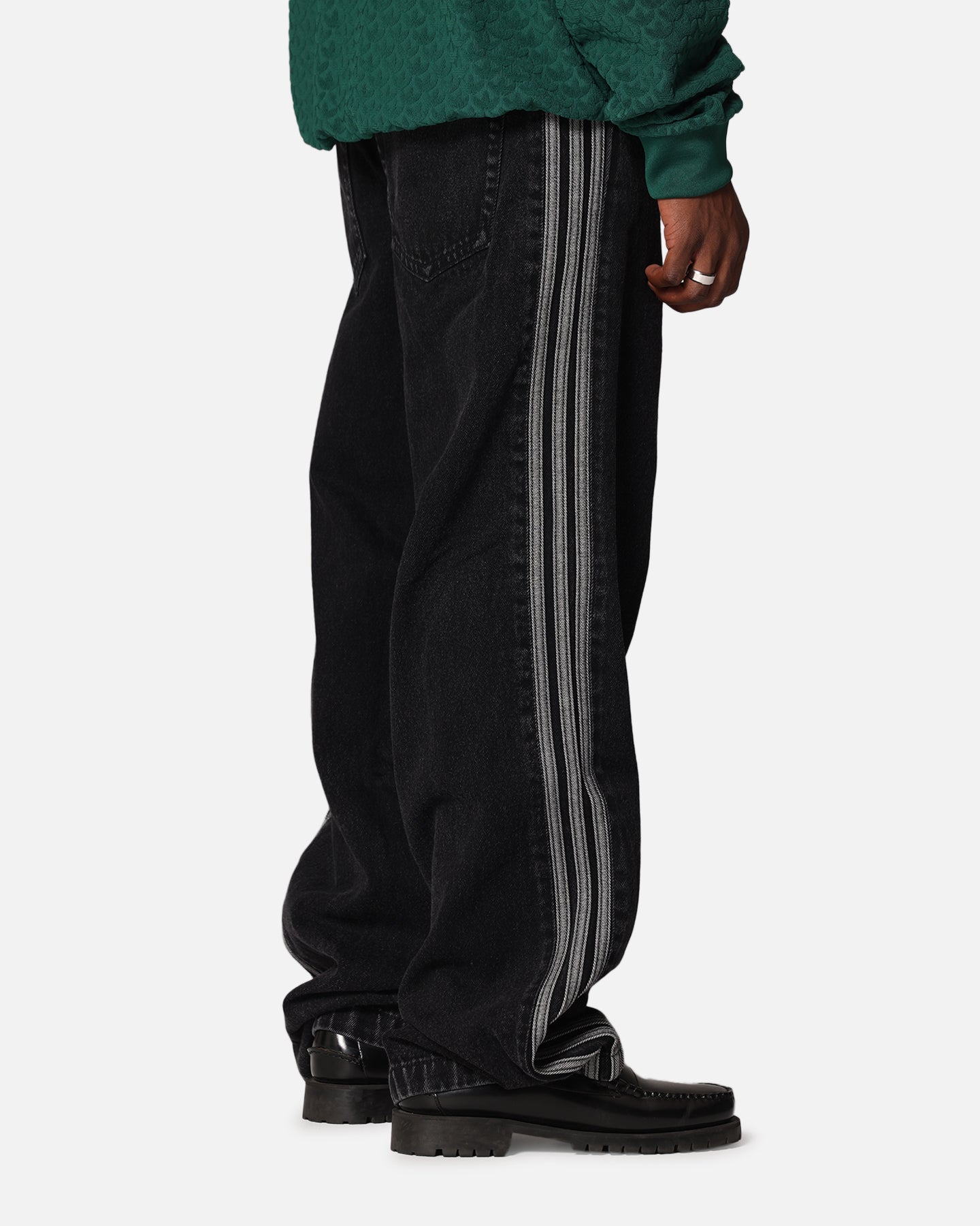 Adidas Adicolor Denim Firebird Pants True Black