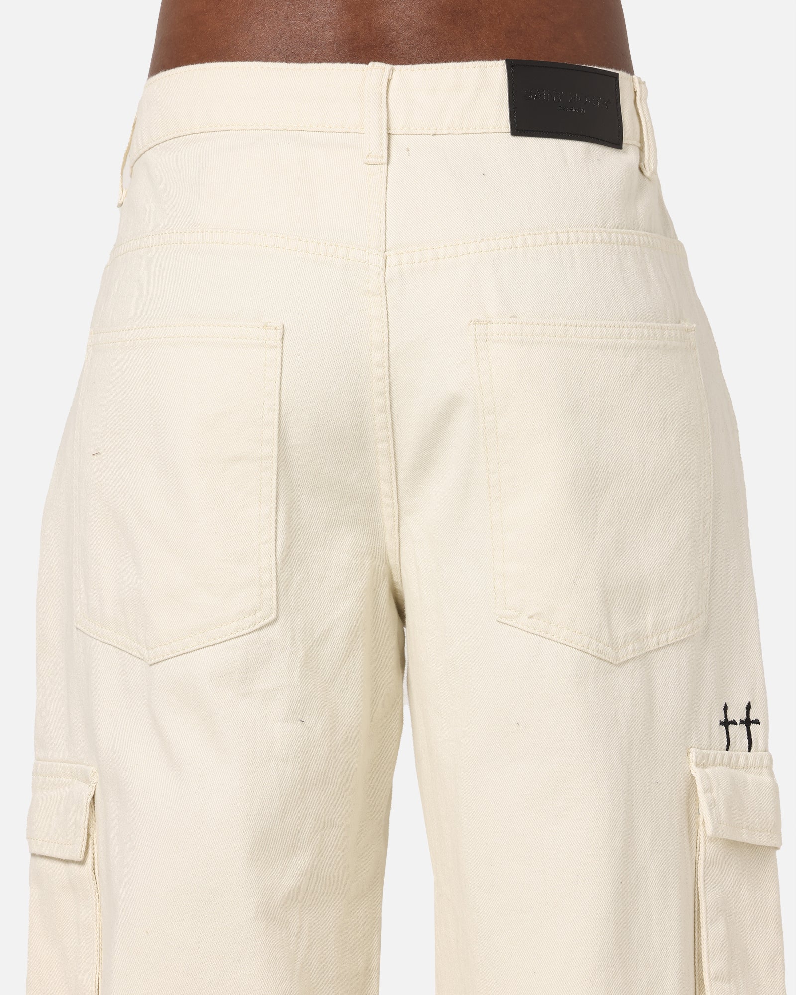 Saint Morta Baggy Workwear Jean Antique White