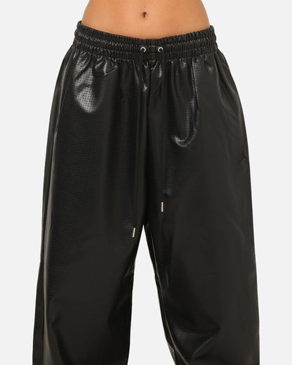 Jordan Women's Jumpman Flight Faux-Leather Pants Black