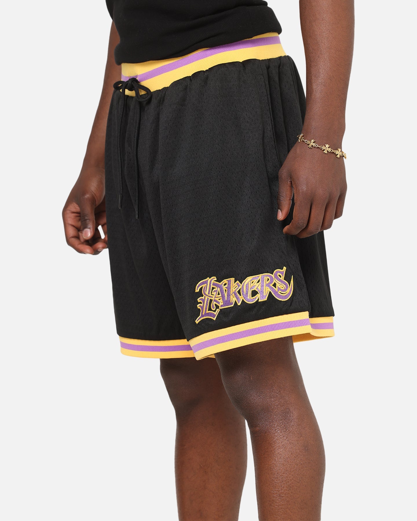 Mitchell & Ness Los Angeles Lakers Gothic Shorts Black