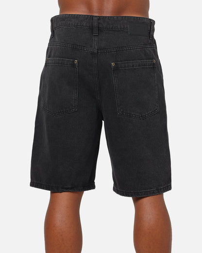 Carre Solace Baggy Jorts Washed Black