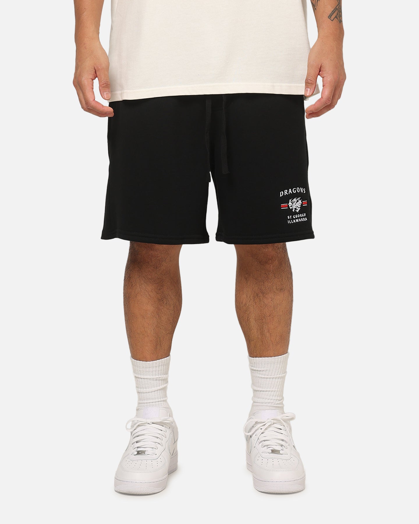 Bleacher Athletic St. George Illawarra Dragons NRL 1908 Track Shorts Black