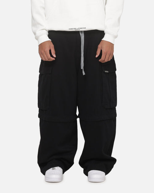 Saint Morta Umbra Super Baggy Cargo Pants Black