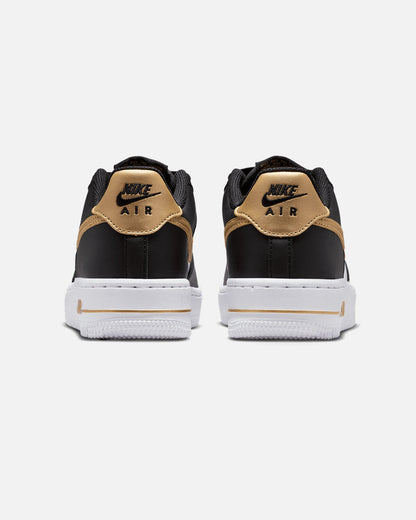 Nike Kids' Air Force 1 (GS) Black/Metallic Gold