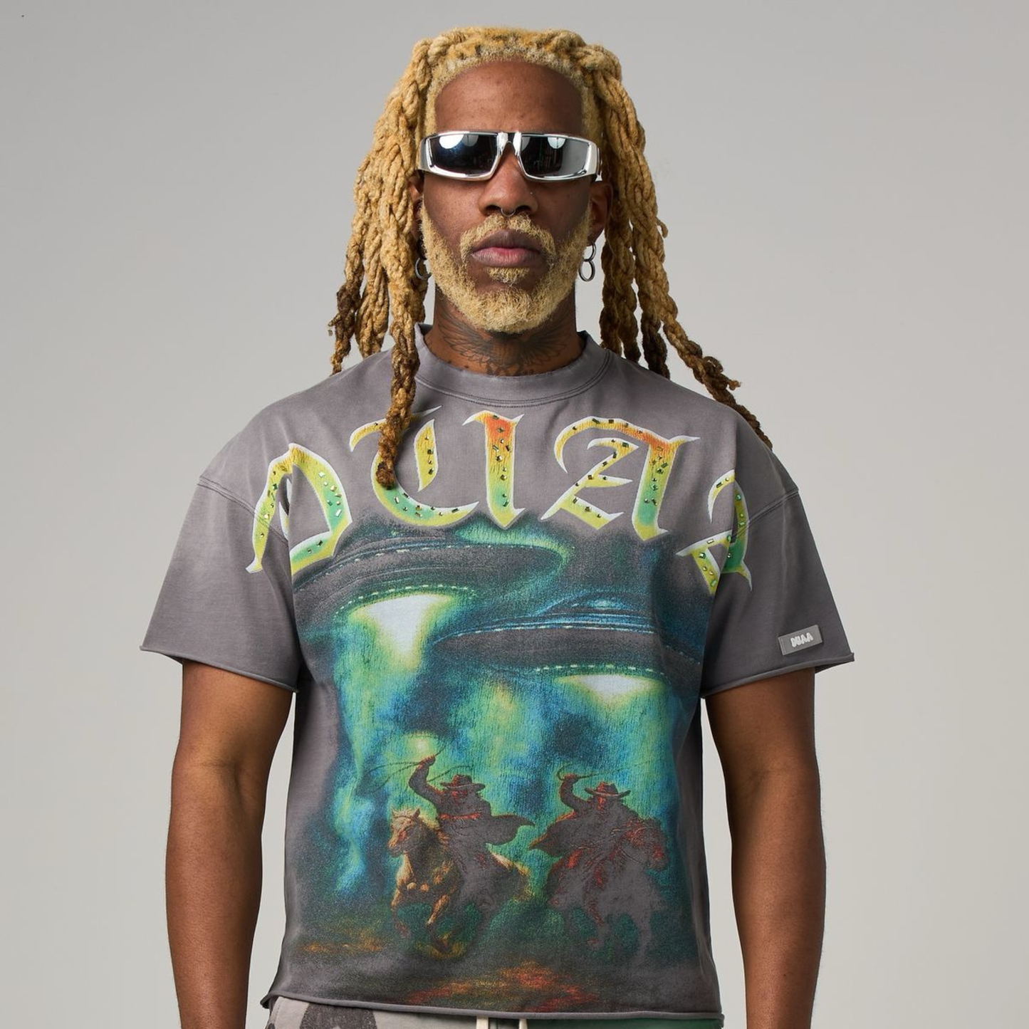 DUAA "Cowboy" SS Tee (Faded Grey)
