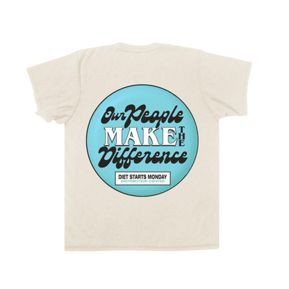 Diet Starts Monday Distribution Tee (Antique White)