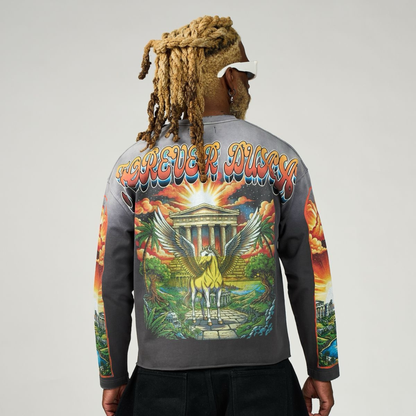 DUAA "Good Year" LS Tee (Faded Black)