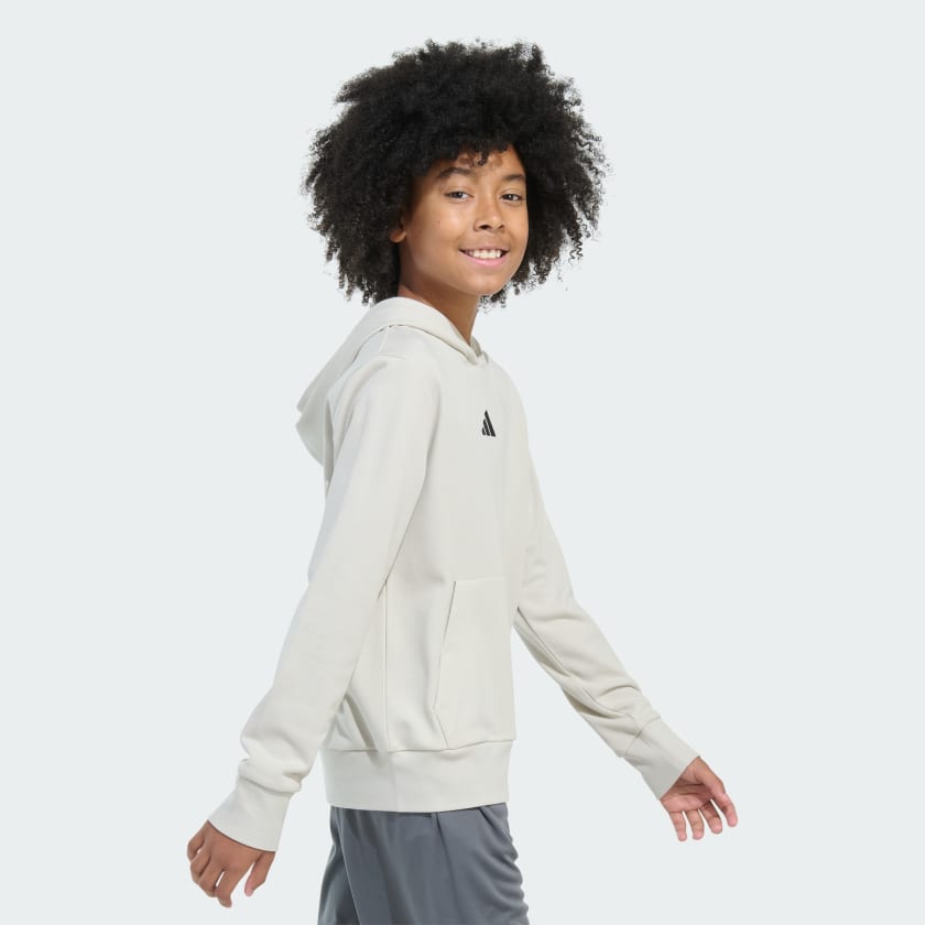 Kids' adidas Long Sleeve Essentials Small Logo Pullover Hoodie