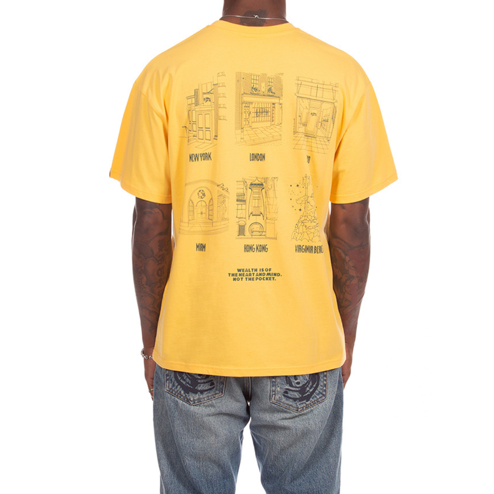 Billionaire Boys "Stores" SS Tee (Pale Marigold)
