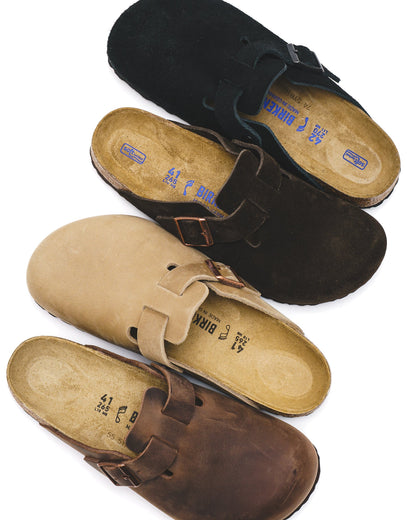 Birkenstock Boston NU Oiled Tobacco Brown