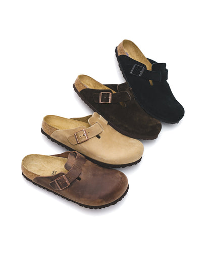 Birkenstock Boston NU Oiled Tobacco Brown