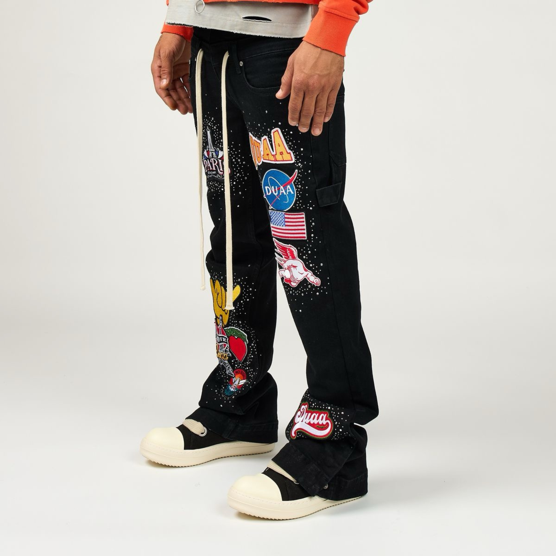 DUAA "Freedom" Black Pants
