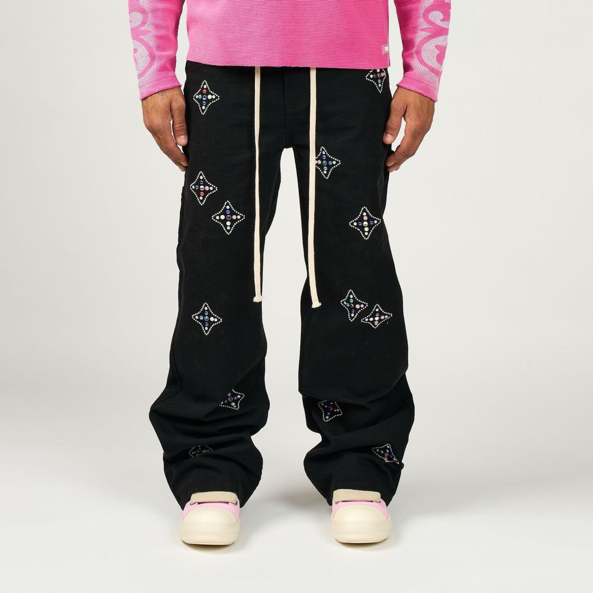 DUAA "Star" Black Pants
