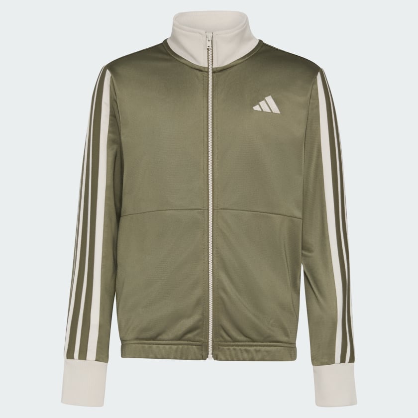 Kids' adidas Long Sleeve Colorblock Tricot Jacket