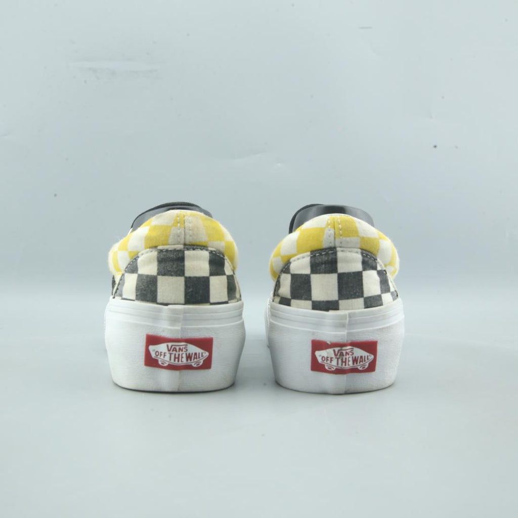 VANS CLASSIC CHECKERBOARD FLORAL PLATFORM