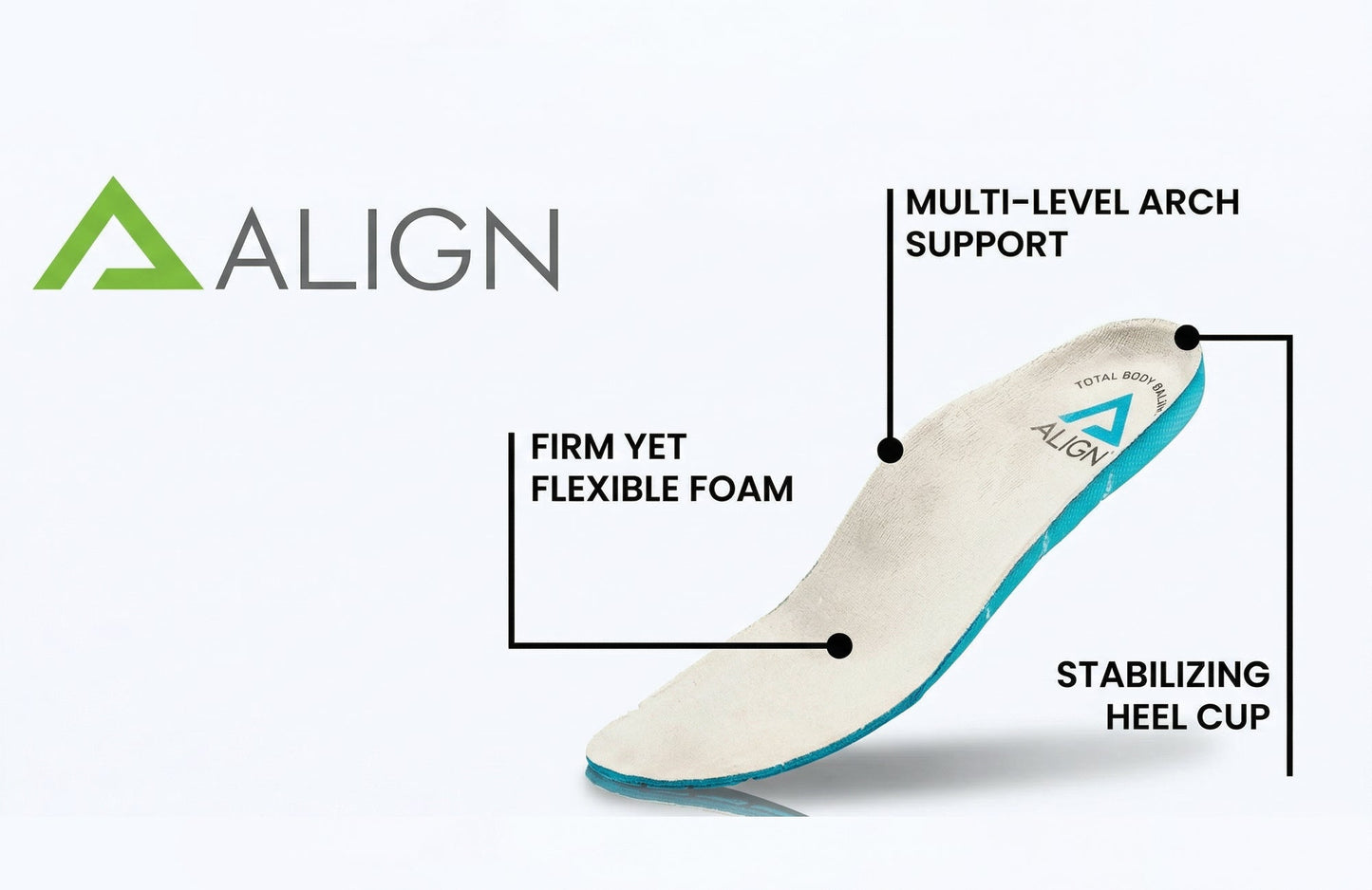 Align Tacoda Mens Wide Fit Supportive Arch Support Lace Up Sneakers