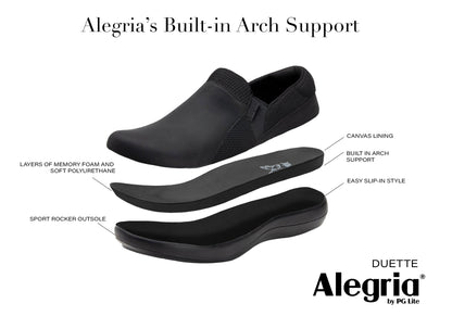 Alegria Duette Womens Comfortable Lightweight Slip On Shoes