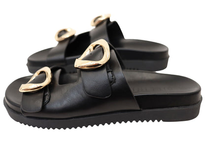 Billini Azriella Womens Comfortable Slides Sandals