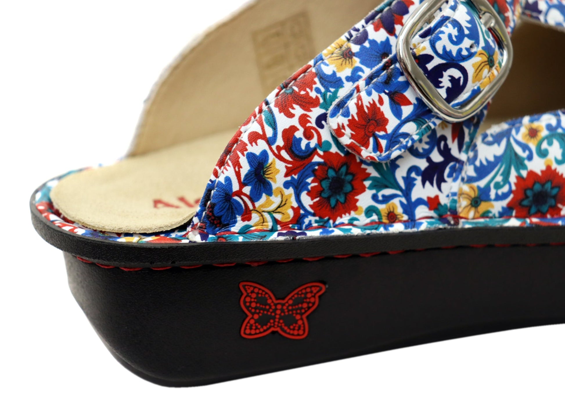 Alegria Classic Womens Leather Clogs Open Back Shoes Primary Party