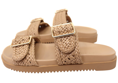 Billini Aprila Womens Comfortable Slides Sandals