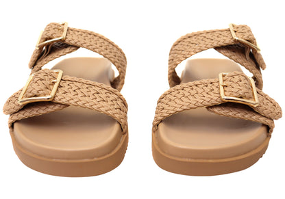 Billini Aprila Womens Comfortable Slides Sandals