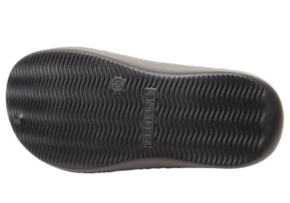 Archline Unisex Comfortable Rebound Orthotic Slides With Arch Support