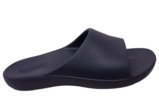 Archline Unisex Comfortable Rebound Orthotic Slides With Arch Support