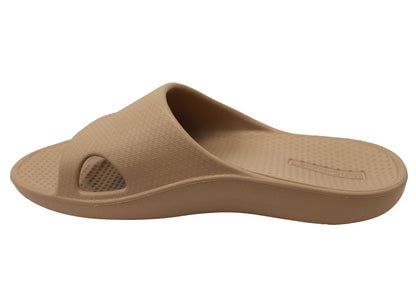 Archline Unisex Comfortable Rebound Orthotic Slides With Arch Support