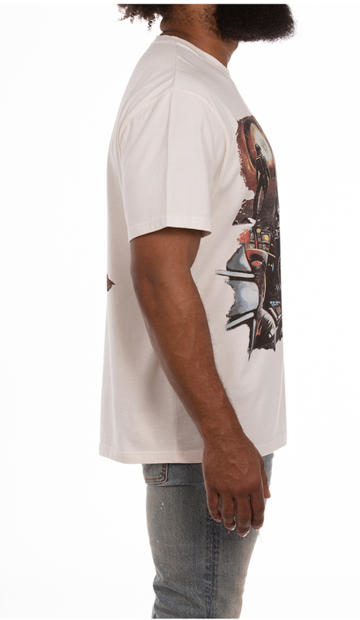 Billionaire Boys Club Odyssey SS Knit (Oversized Fit) (Gardenia)