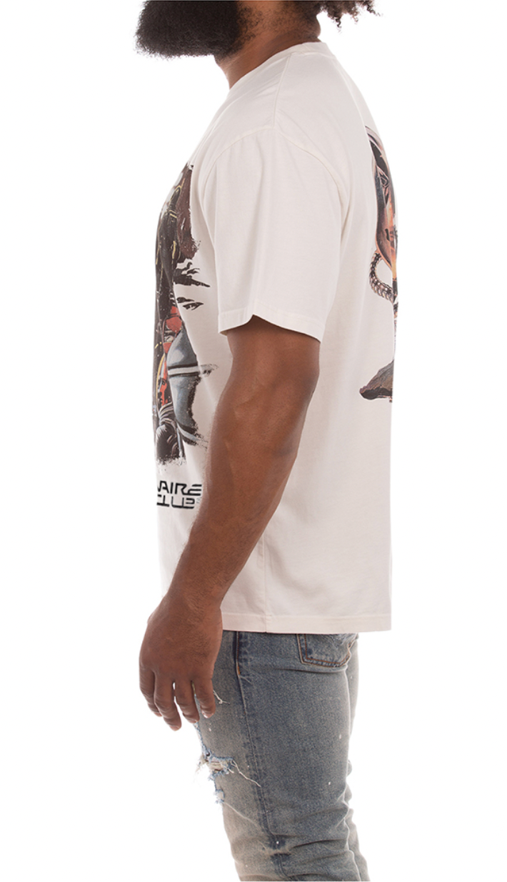 Billionaire Boys Club Odyssey SS Knit (Oversized Fit) (Gardenia)