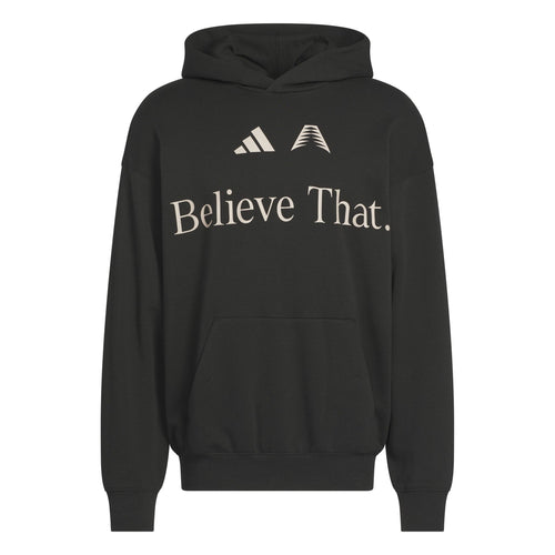 Adidas Men Anthony Edwards Believe That Hoodie Black JW4293