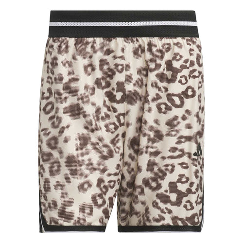 Adidas Men Crazy Lite Allover Print Shorts Beige