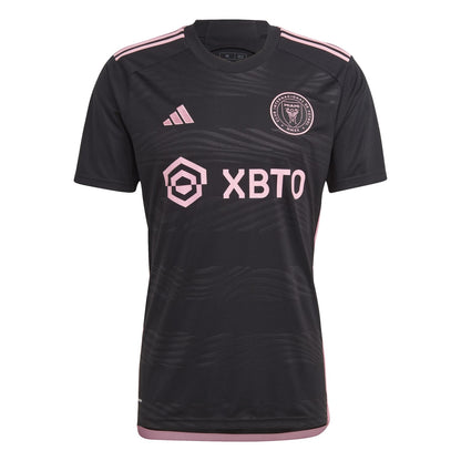 Adidas Men Inter Miami CF 23/24 MLS Away Black Pink Jersey HI1888