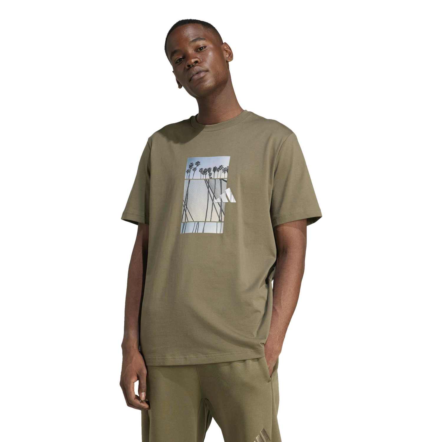 Adidas Men Lens Elevated Graphic Tee JJ3924