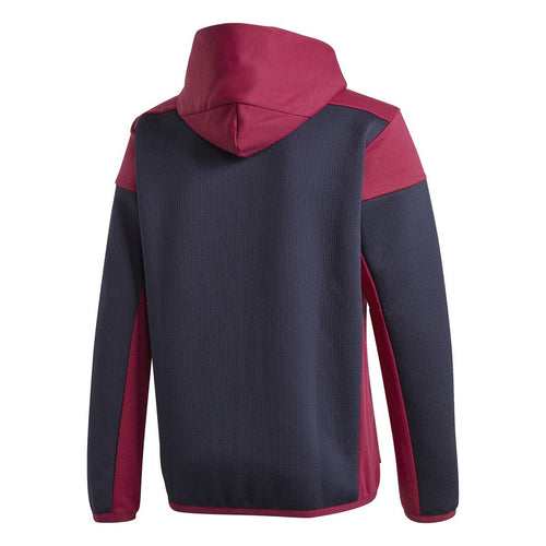 Adidas Men ZNE AERORDY Full Zip Legend Ink Power Berry FT6131