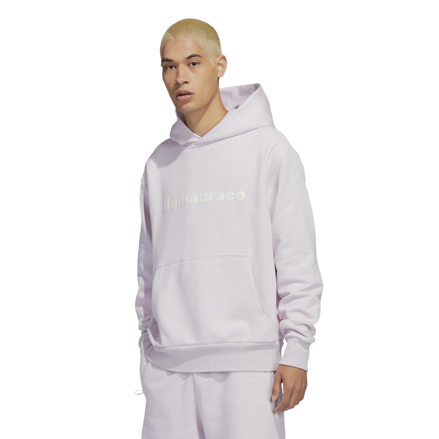 Adidas Originals Unisex PW Pharrell Williams Humanrace Basics Hoody Almost Pink HS4816