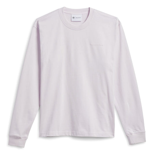 Adidas Originals Unisex PW Pharrell Williams Humanrace Basics Long Sleeve Tee Almost Pink HN3436