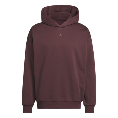Adidas Unisex Basketball Fleece Hoodie Aurora Ruby JD6145