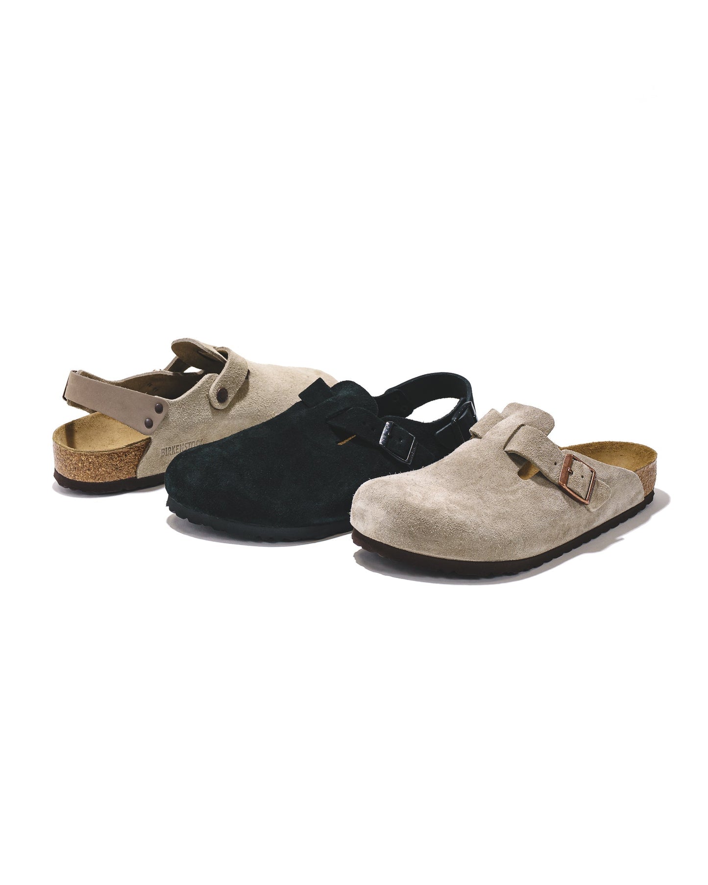 Birkenstock Men Boston Soft Footbed Taupe 560771