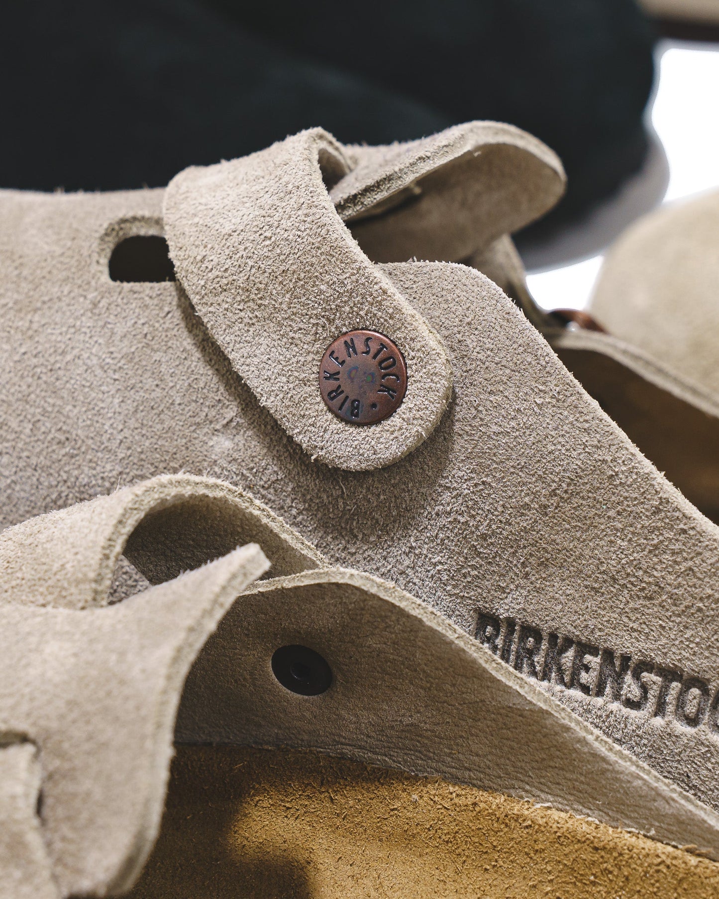Birkenstock Men Boston Soft Footbed Taupe 560771