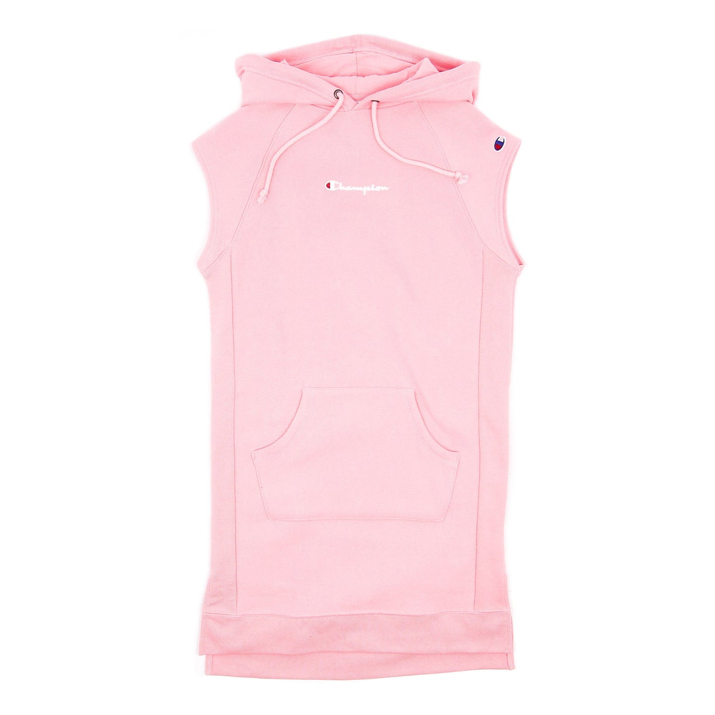Champion Women's Reverse Weave Dress W/hood Embroidered Pink Bow WL779-579727-7CY