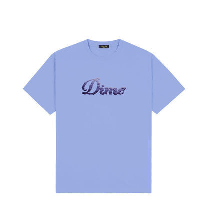 Dime Cursive Cloud T-Shirt Light Indigo