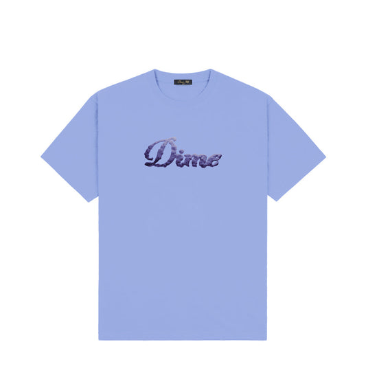 Dime Cursive Cloud T-Shirt Light Indigo