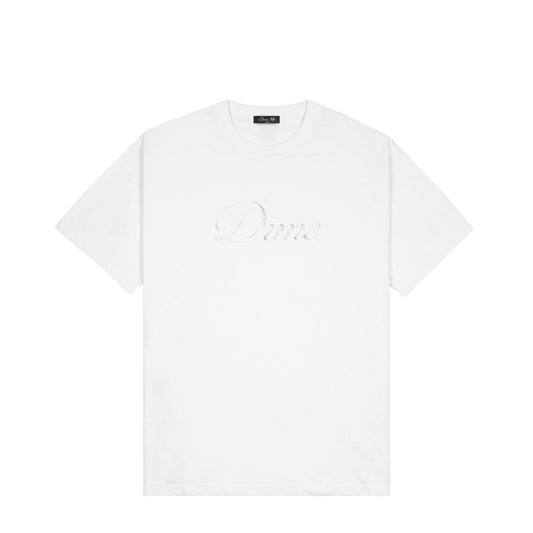 Dime Cursive T-Shirt White