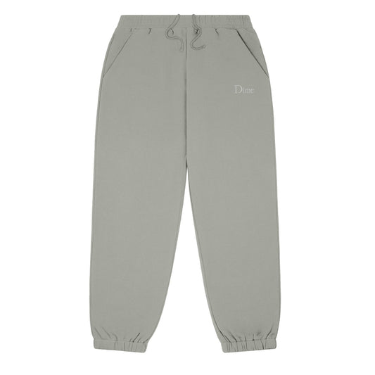 Dime Men Classic Small Logo Sweatpants Gravel
